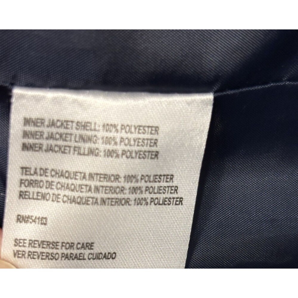 NWOT Tommy Hilfiger 3-In-1 All Weather Quilted Jacket Sz M Dark Blue - Picture 3 of 7